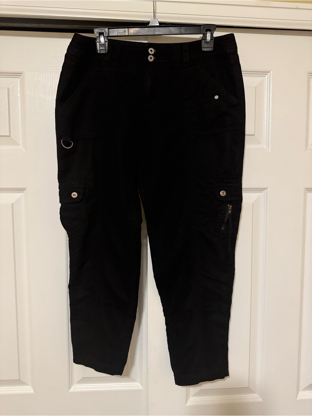 Anthropologie Marrakech Deidre Woven Cargo D-Ring pants - 26 inch inseam